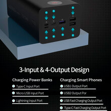 Powerbank ROMOSS PEA60 60000mAh 22.5W Black (PEA60-152-2142)