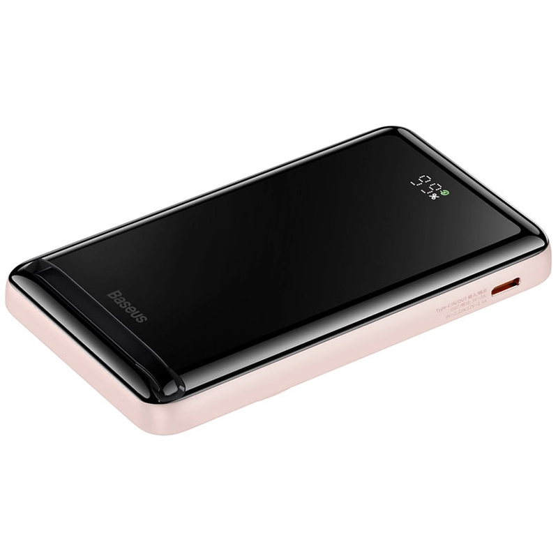 Powerbank BASEUS Magnetic Bracket Overseas Edition 20W 10000mAh Pink (PPCX000204) Ємність 10000