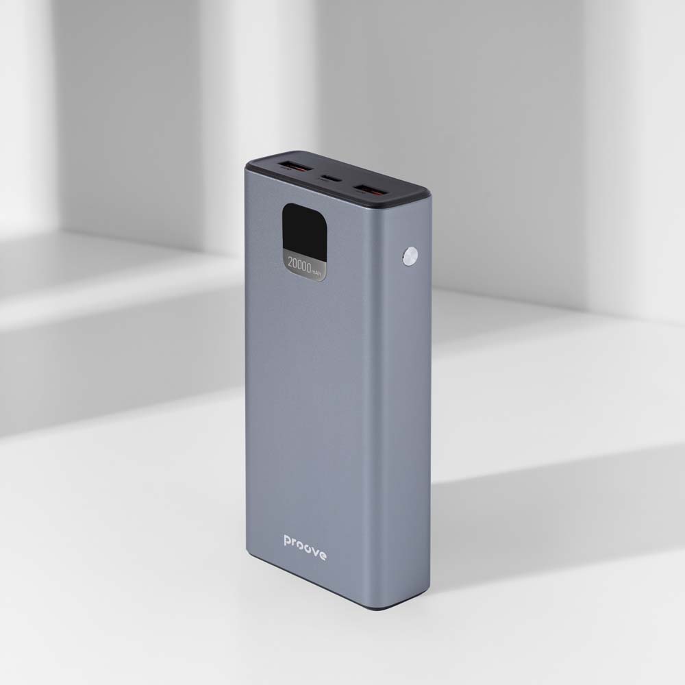 Powerbank PROOVE Guardian 22.5W 20000mAh Metal Gray (PBG222210004) Торговая марка Proove