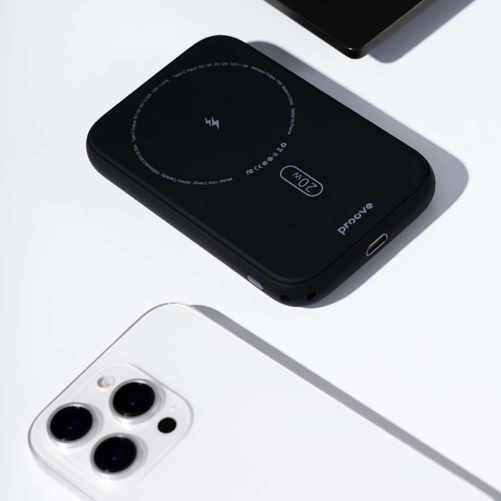Powerbank PROOVE Vibe Energy 20W 10000mAh Black (55774black) Входной разъем USB Type-C