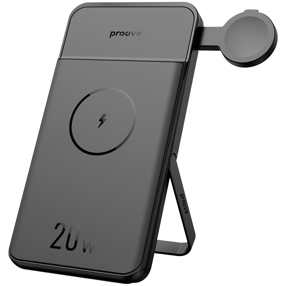 Powerbank PROOVE Power Stand 2 in 1 20W 10000mAh Black (57732black)