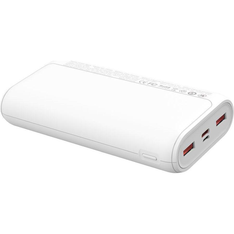 Powerbank XO PR127 20000 мАh PD20W+QC22.5W White (XO-PR127WH) Комплектація  кабель USB – Type-C