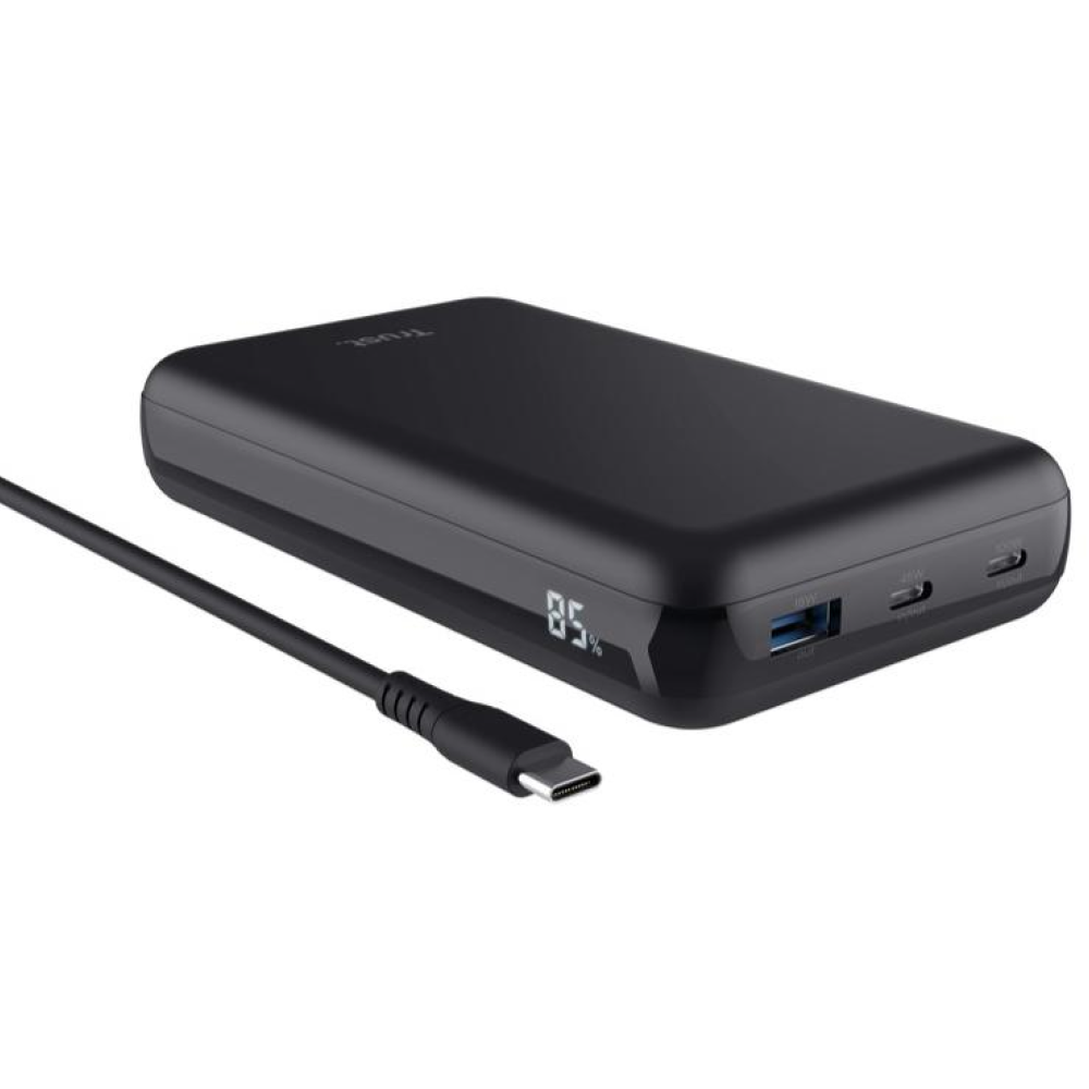 Powerbank TRUST Laro 20000mAh Black (25240) Емкость 20000