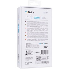 Powerbank GELIUS GT GP-PB307 QC+PD 100W 20000mAh Black (00000099212)
