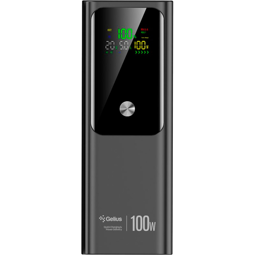 Powerbank GELIUS GT 20000mAh QC+PD 100W GP-PB307 Black (00000099212)