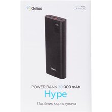 Powerbank GELIUS Hype GP-PB306 QC+PD 100W 30000mAh Black (00000099209)