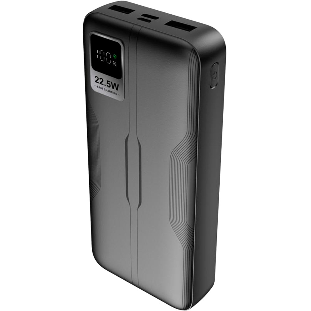 Powerbank GELIUS RDS 20000mAh 22.5W(QC/PD) GP-PB302 Black (00000099032) Вхідний роз'єм USB Type-C