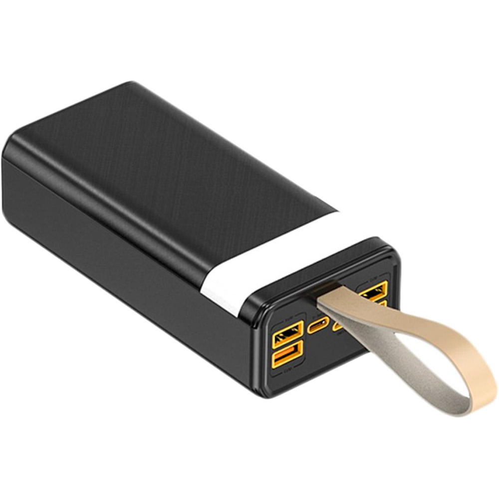 Powerbank GELIUS Wide 40000mAh (QC+PD 22.5W/Led) GP-PB308 Black (00000099213) Входной разъем Lightning