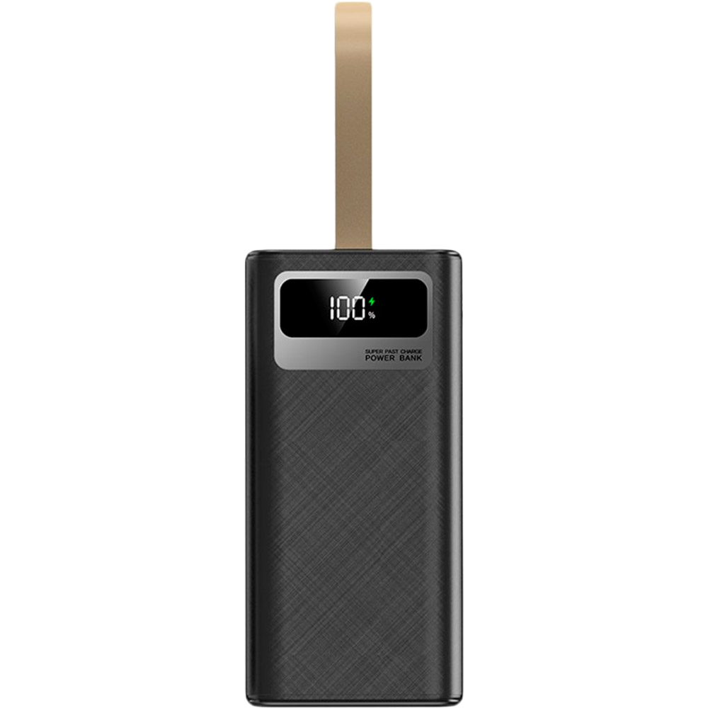 Powerbank GELIUS Wide 40000mAh (QC+PD 22.5W/Led) GP-PB308 Black (00000099213)