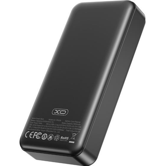 Powerbank XO PR239 20000 mAh Black (PR239_Black) Емкость 20000