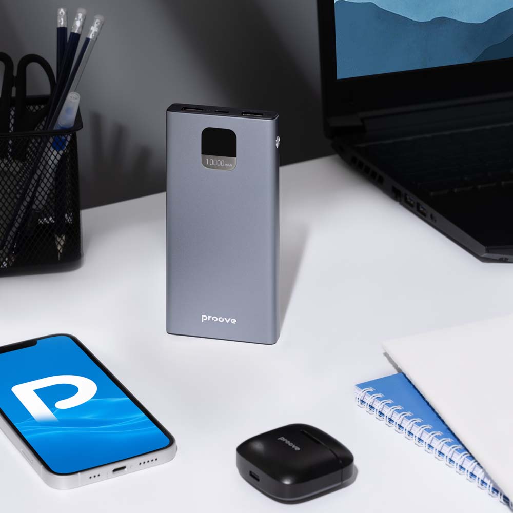 Powerbank PROOVE Guardian 10000mAh 22.5W Metal Gray (54268metal gray) Торговая марка Proove