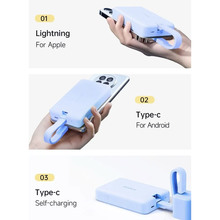 Powerbank ROMOSS WMS10 15W mag/cha (WMS10-1217133H) 10000mAh Light Blue