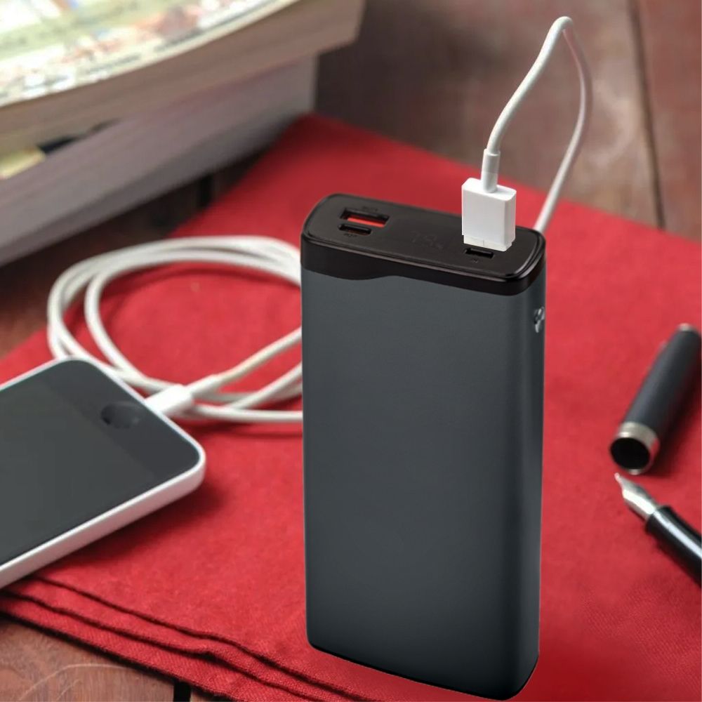 Внешний вид Powerbank THEGENERAL 20000mAh TurboCharge 18W Graphite (40010822-11)