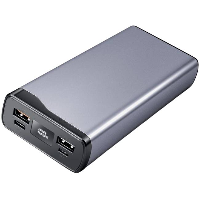 Powerbank THEGENERAL 20000mAh TurboCharge 18W Graphite (40010822-11) Комплектация  кабель Type-С