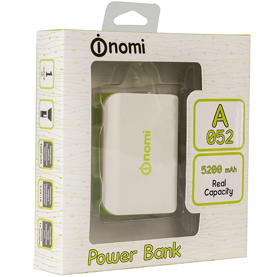 Фото 4 Powerbank NOMI A052 5200 mAh зелений