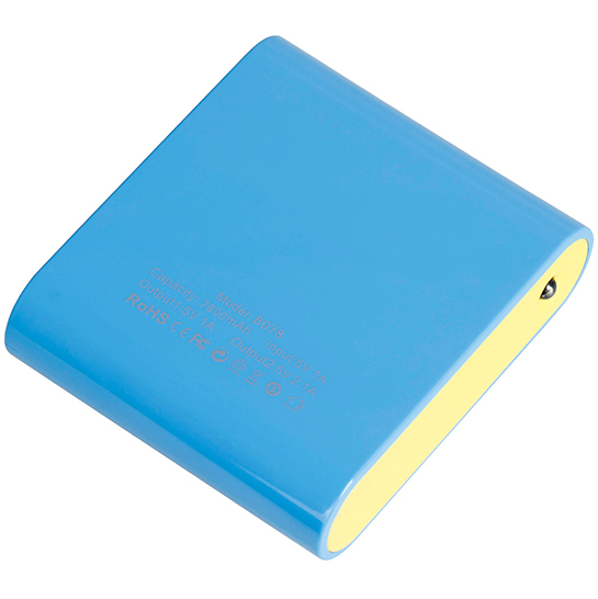 Powerbank NOMI B078 7800 mAh жовто-синій Торгова марка NOMI