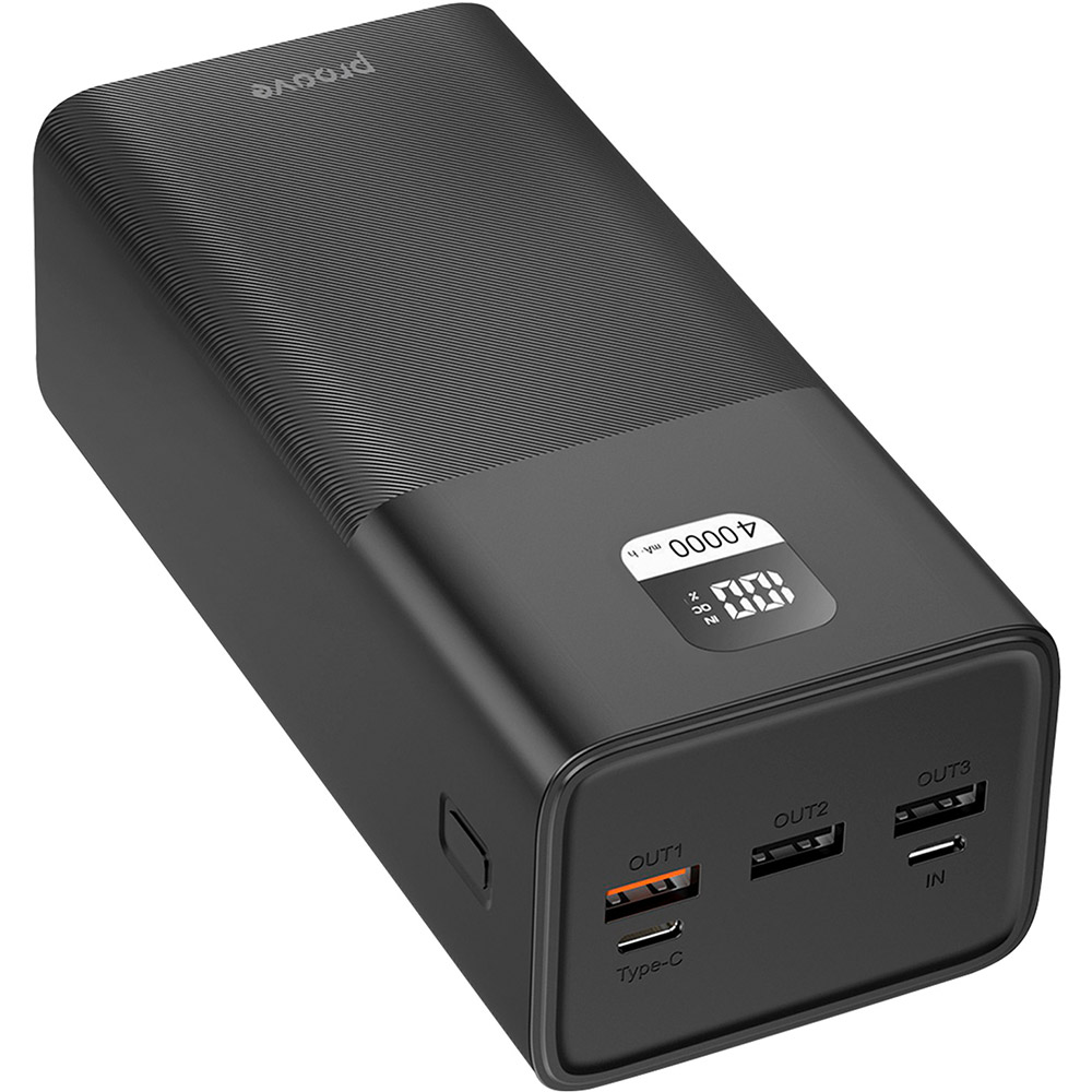 Powerbank PROOVE Giant Lite 40000mAh 22.5W Black (58994black) Торгова марка Proove