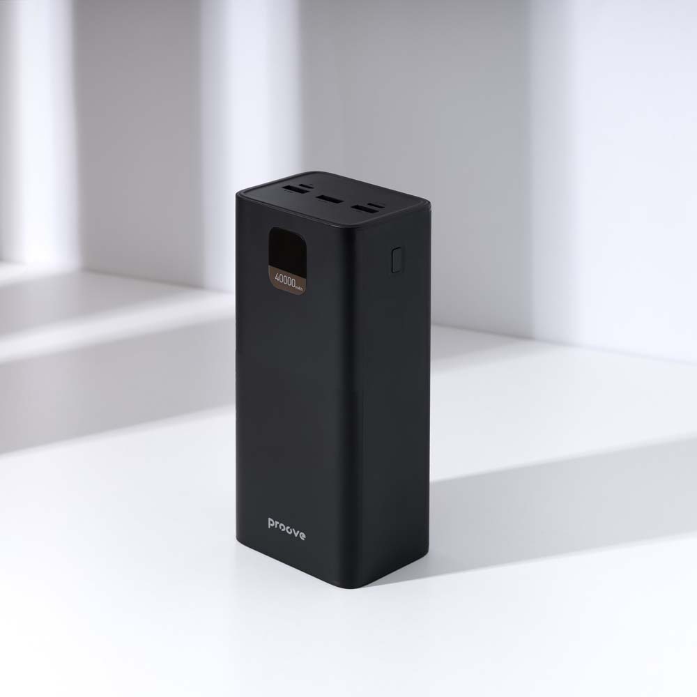 Powerbank PROOVE Giant Lite 40000mAh 22.5W Black (58994black) Тип акумулятора Li-Pol
