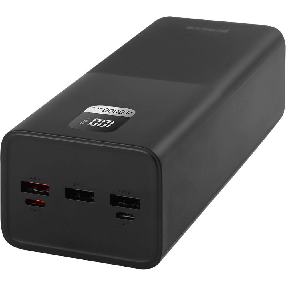 Powerbank PROOVE Giant Lite 40000mAh 22.5W Black (58994black) Ємність 40000