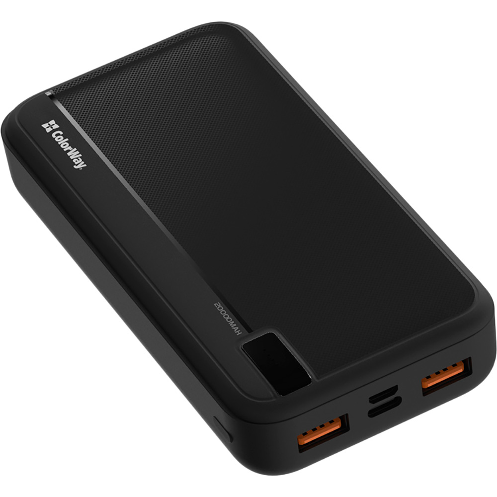 Powerbank COLORWAY High-power 20000 mAh Black (CW-PB200LPA4BK-PD)