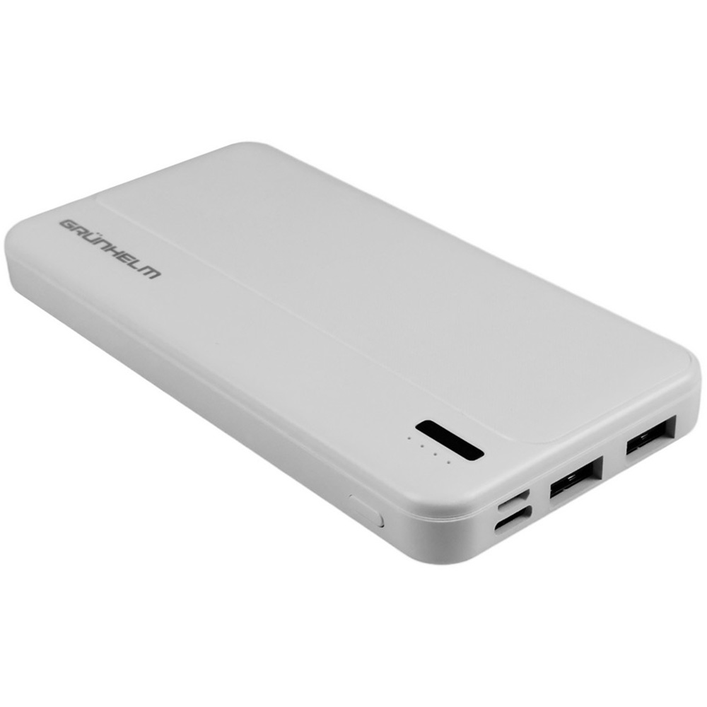 Powerbank GRUNHELM 10000mAh white (GP-10W) Торговая марка GRUNHELM