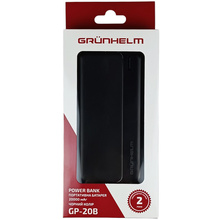 powerbank GRUNHELM 20000mAh GP-20B (2USB 5В 2.1А 20W) black