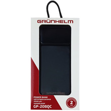 Powerbank GRUNHELM 20000mAh 22.5W Black (GP-20BQC)