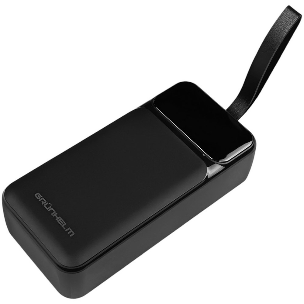 Powerbank GRUNHELM 30000mAh 22.5W Black (GP-30BQC) Входной разъем USB Type-C