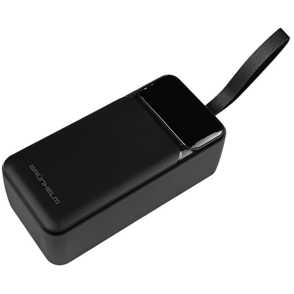 Powerbank GRUNHELM 40000mAh 22.5W Black (GP-40BQC) Входной разъем USB Type-C