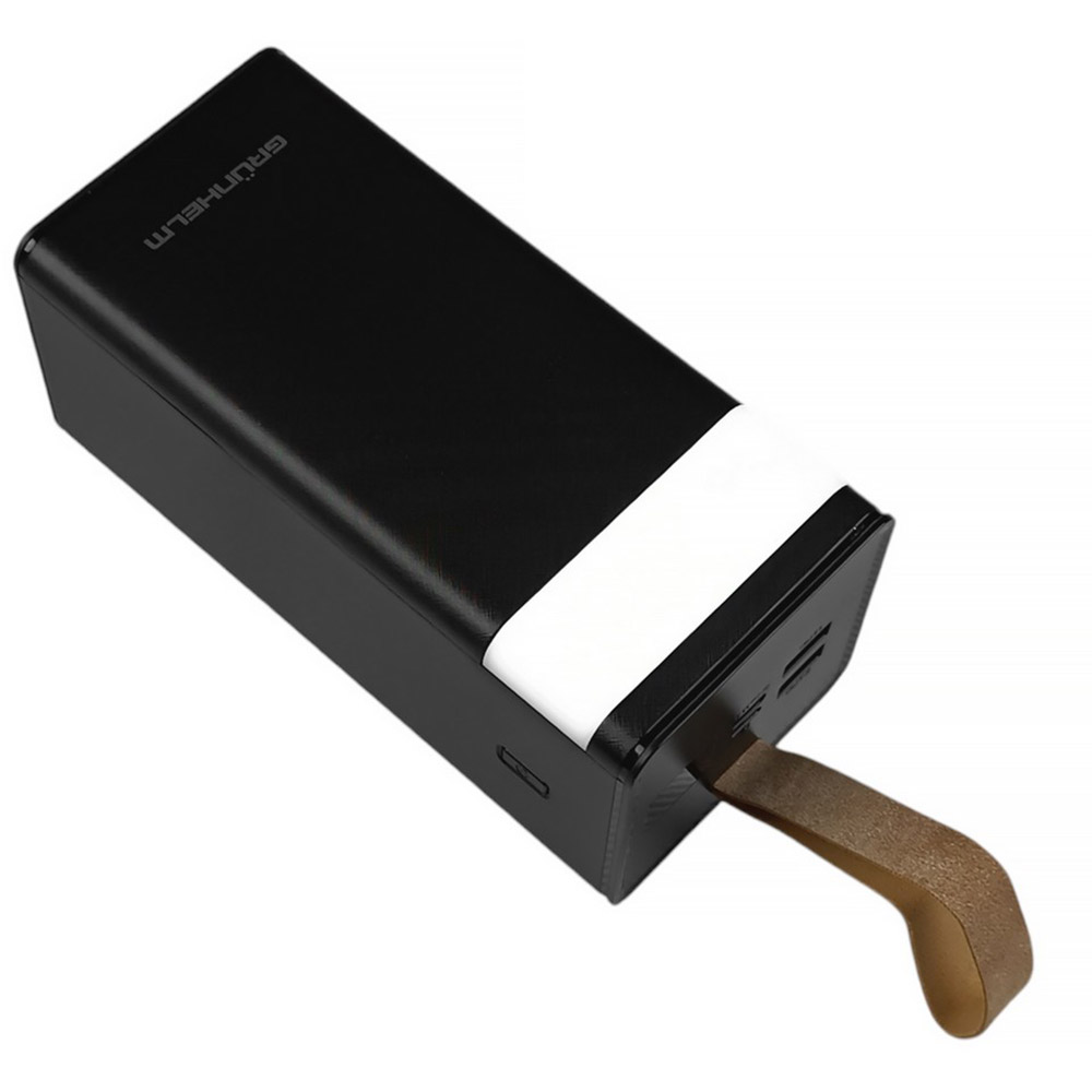 Powerbank GRUNHELM 50000mAh 22.5W Black (GP-50BQC) Входной разъем micro-USB, USB Type-C