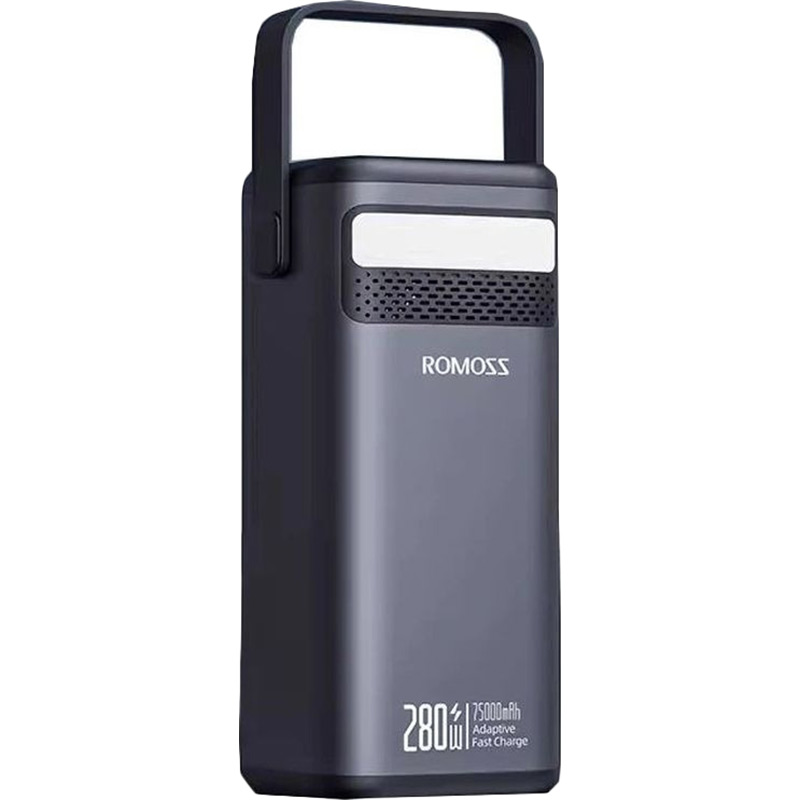 Powerbank ROMOSS PMT75 75000mAh 280W Black (PMT75-1E2-2133H) Тип акумулятора Li-Ion