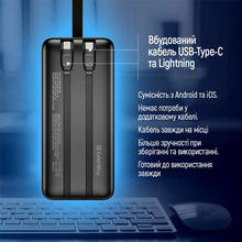 Powerbank COLORWAY 30000 mAh LCD Black (CW-PB300LPC5BK-PDD)