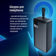 Powerbank COLORWAY 30000 mAh LCD Black (CW-PB300LPC5BK-PDD)