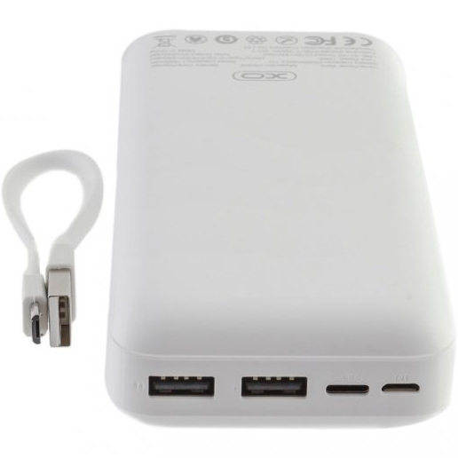 Powerbank XO 20000mAh PB302 White (XK-PB302-WH) Емкость 20000