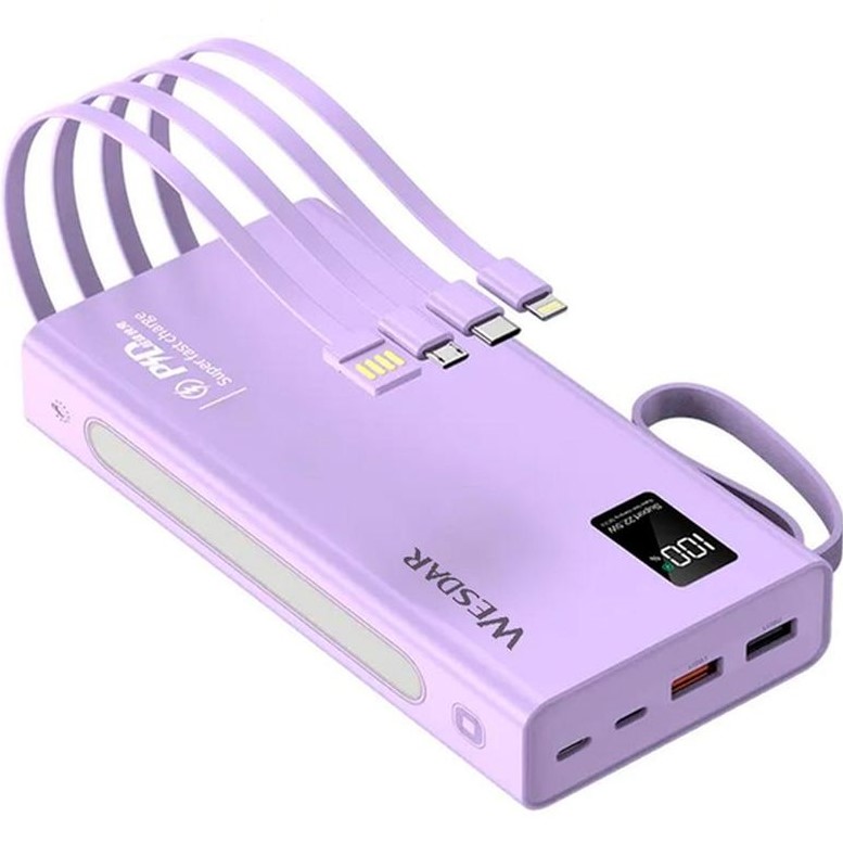 Ровербанк WESDAR 20000mAh S511 Purple Торгова марка WESDAR