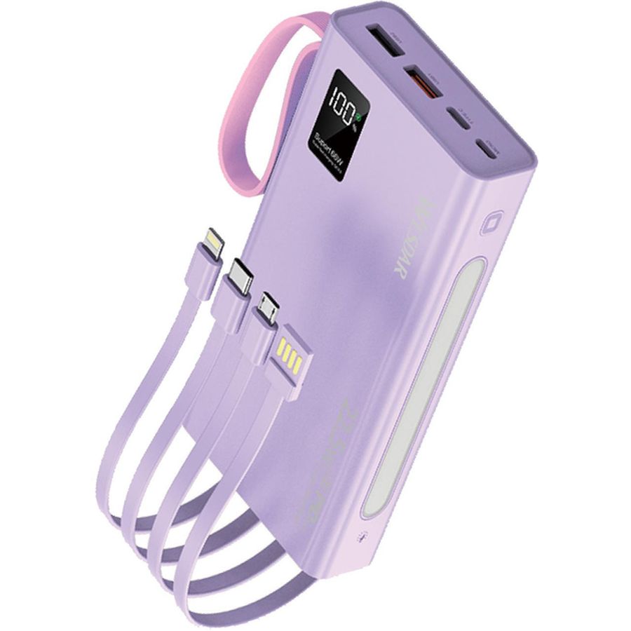 Ровербанк WESDAR 20000mAh S511 Purple Ємність 20000