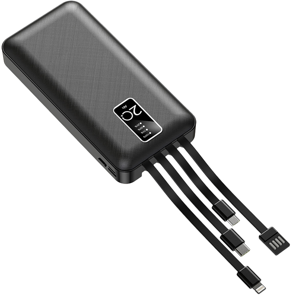 PowerbankLIONPATTON L20 20000 mAh 10W Black (LI-L20-BK)