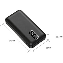 PowerbankLIONPATTON L20 20000 mAh 10W Black (LI-L20-BK)