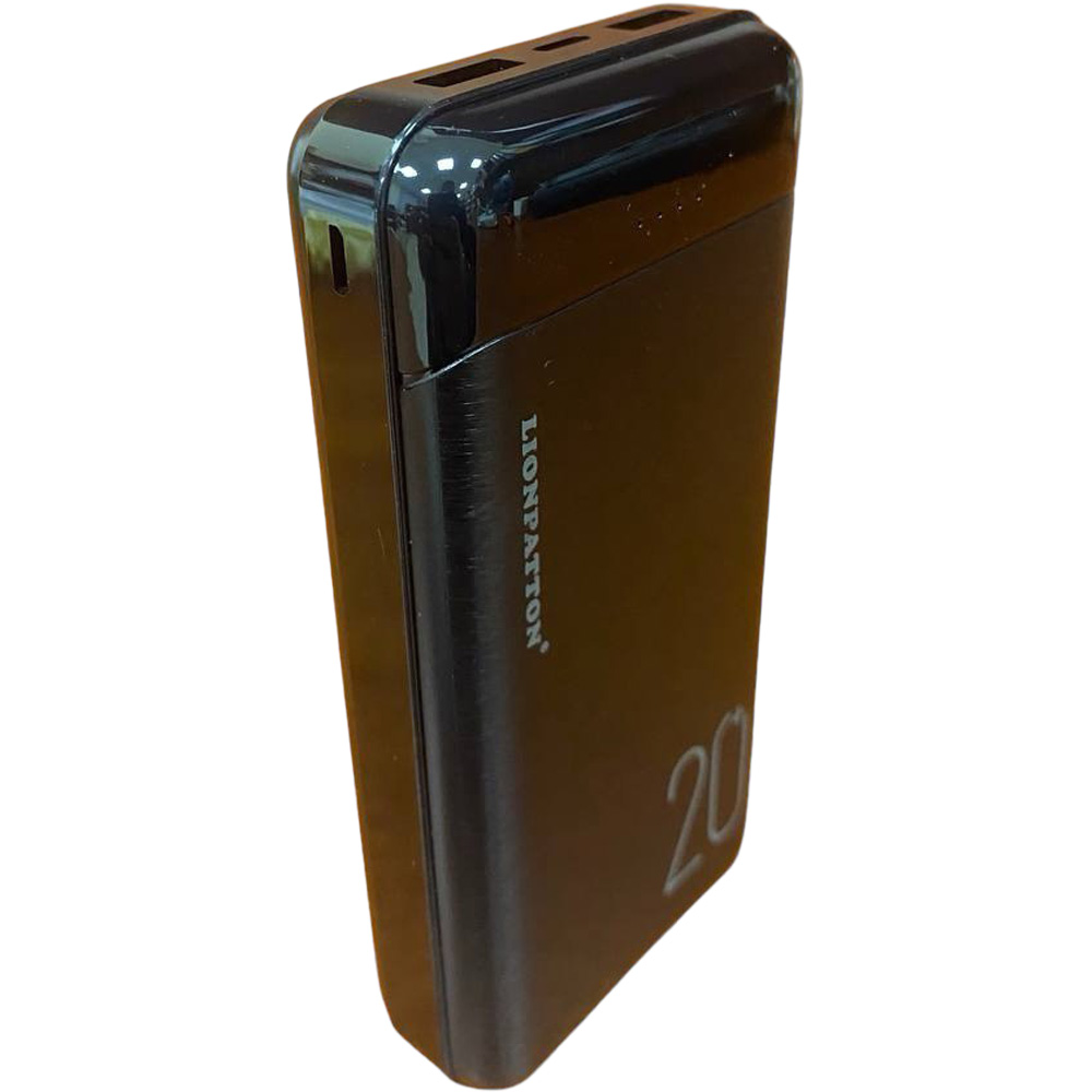 Powerbank LIONPATTON L14 20000 mAh 10,5W Black (LI-L14-BK) Ємність 20000