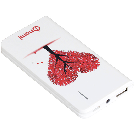 Powerbank NOMI P040 4000 mAh дерево Колір білий