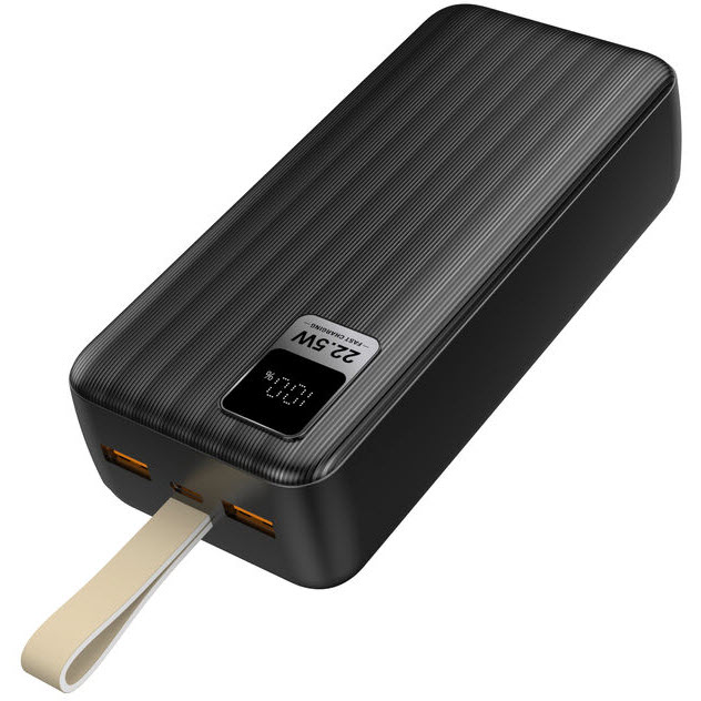 Powerbank GLOBEX 30000 mAh 22.5 W (P13LCDPD) Ємність 30000