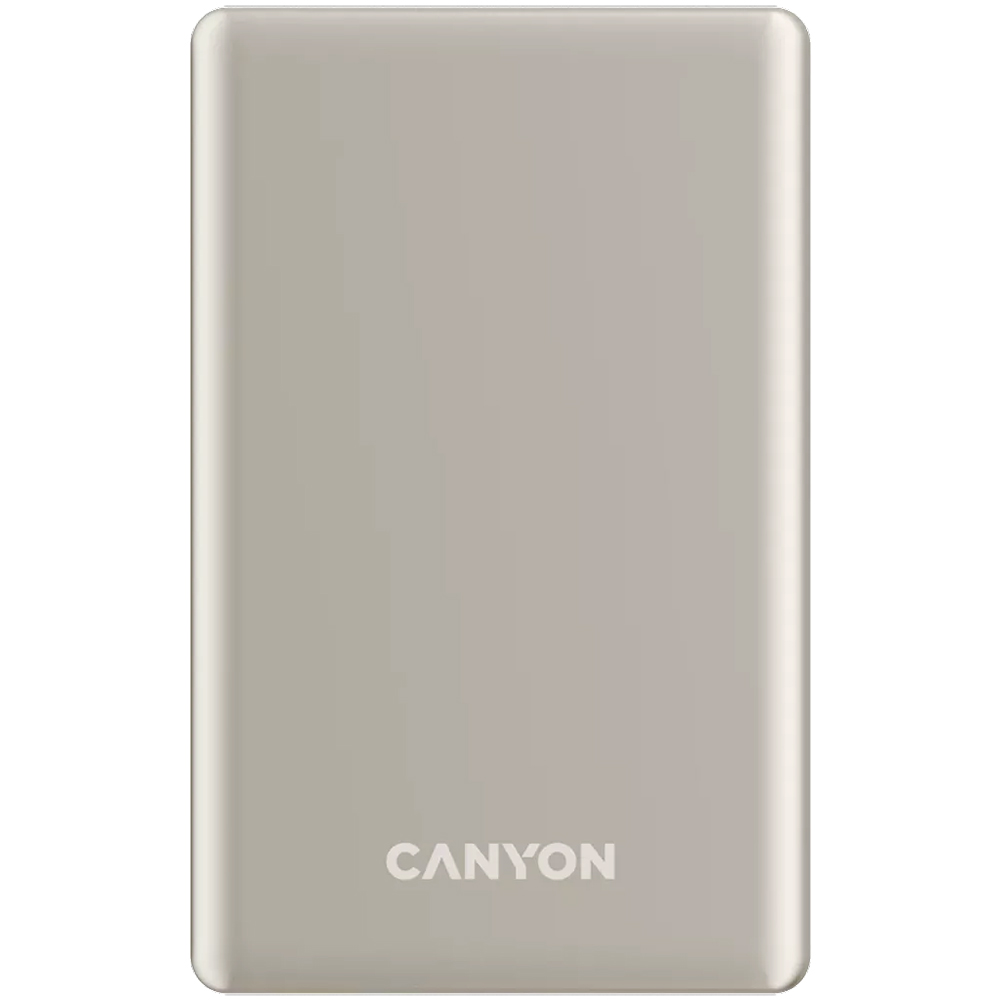 Powerbank CANYON 5000mAh OnPower 505 slim Magsafe PD20W Beige (CNS-CPB505BE)