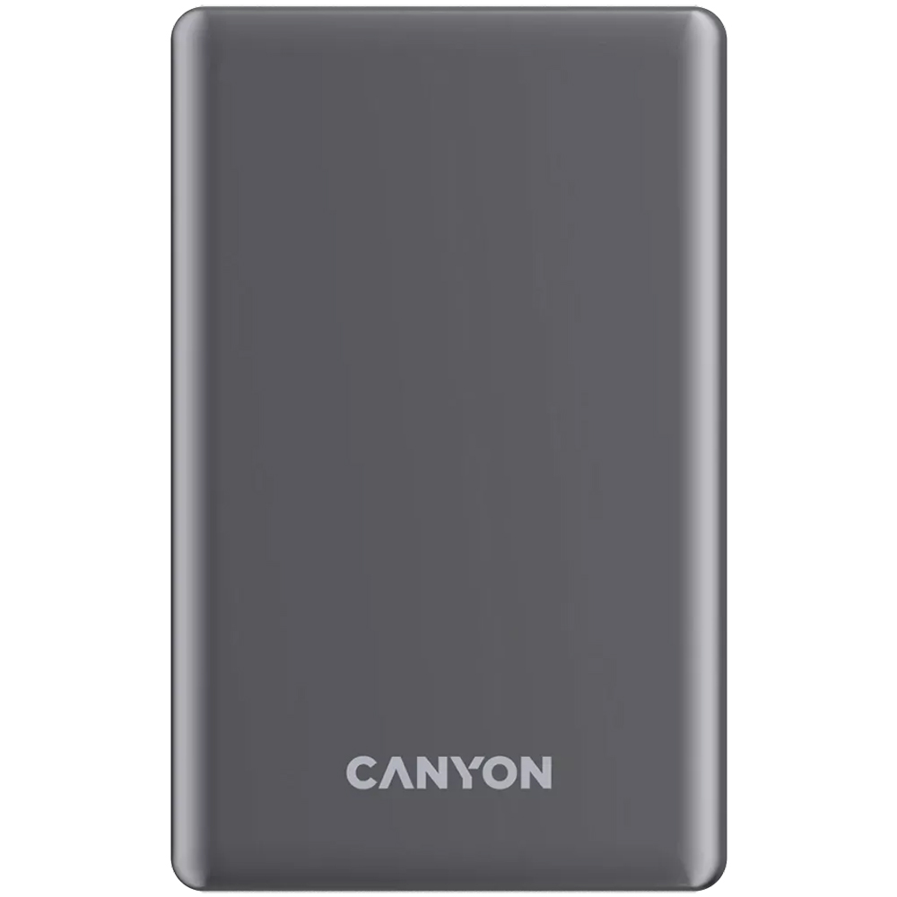 Powerbank CANYON 5000mAh OnPower 505 slim Magsafe PD20W Dark Grey (CNS-CPB505DG)