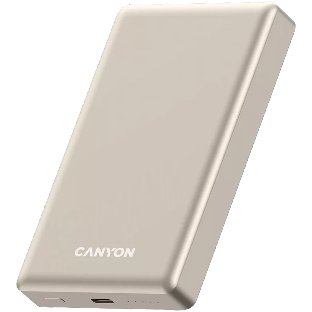 Powerbank CANYON 10000mAh OnPower 510 slim Magsafe PD20W Beige (CNS-CPB510BE)