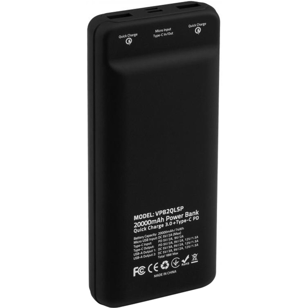 Покупка Rowerbank VINGA 20000 mAh QC3.0 Вlack (VPB2QLSBK)