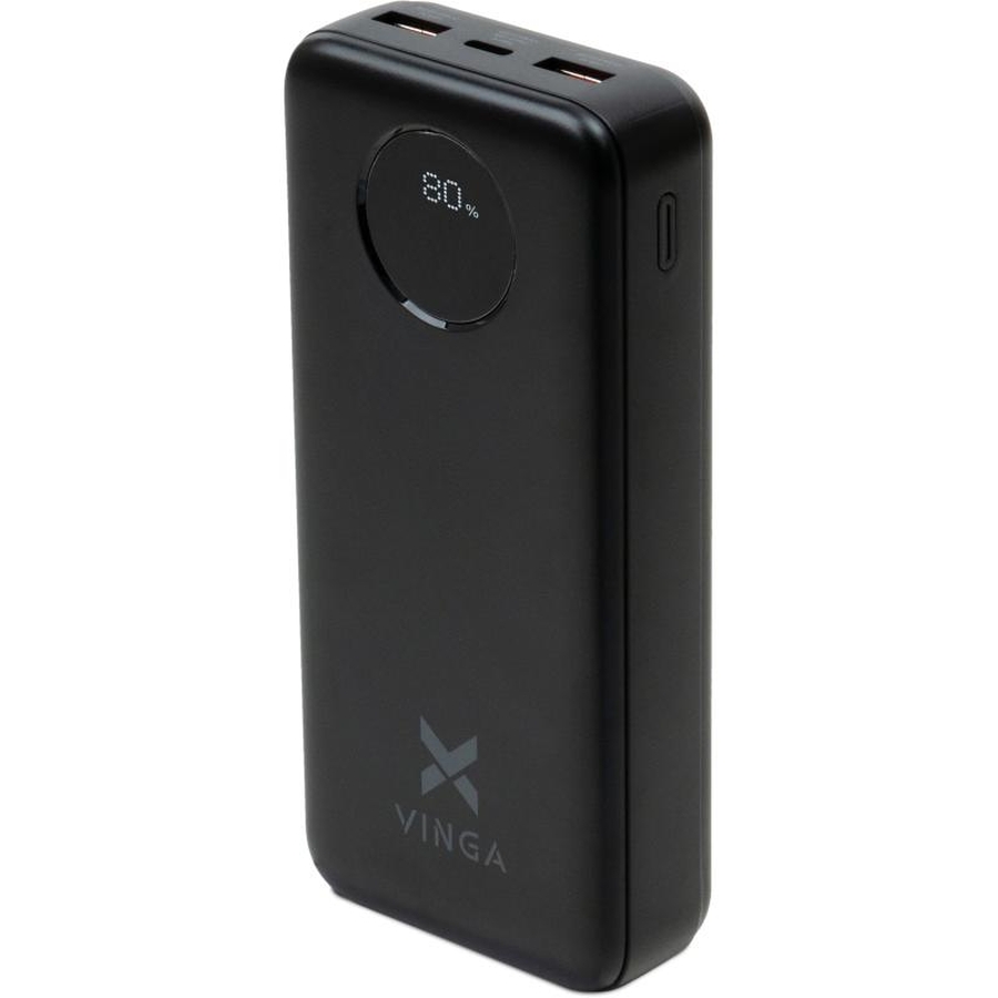 Rowerbank VINGA 20000 mAh 22.5W Display Black (VPBB2022)