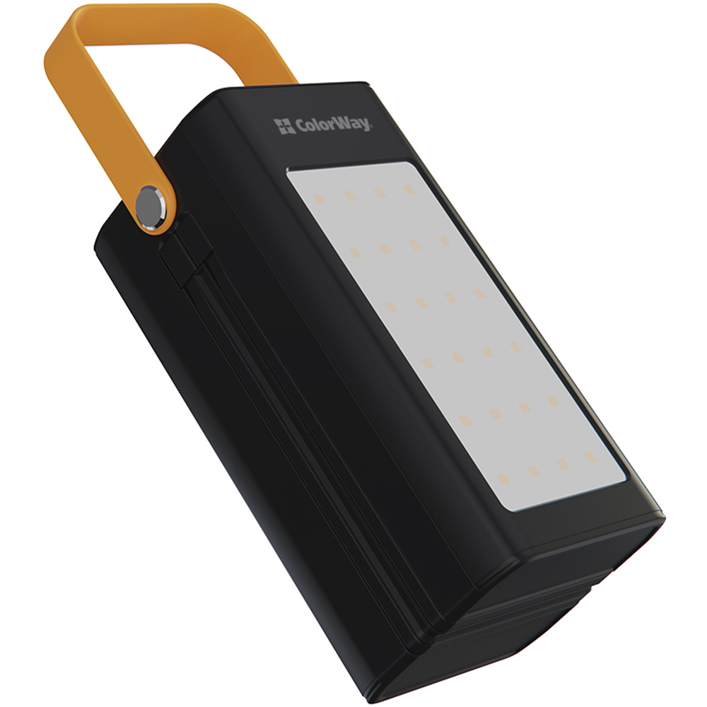 Powerbank COLORWAY 80000 mAh LCD/Lamp PD 22.5W Black (CW-PB800LPA8BK-PDD) Ємність 80000