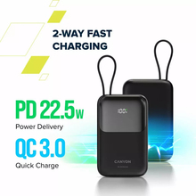 Powerbank CANYON OnPower 101 22.5W 10000mAh Black (CNS-CPB101BK)