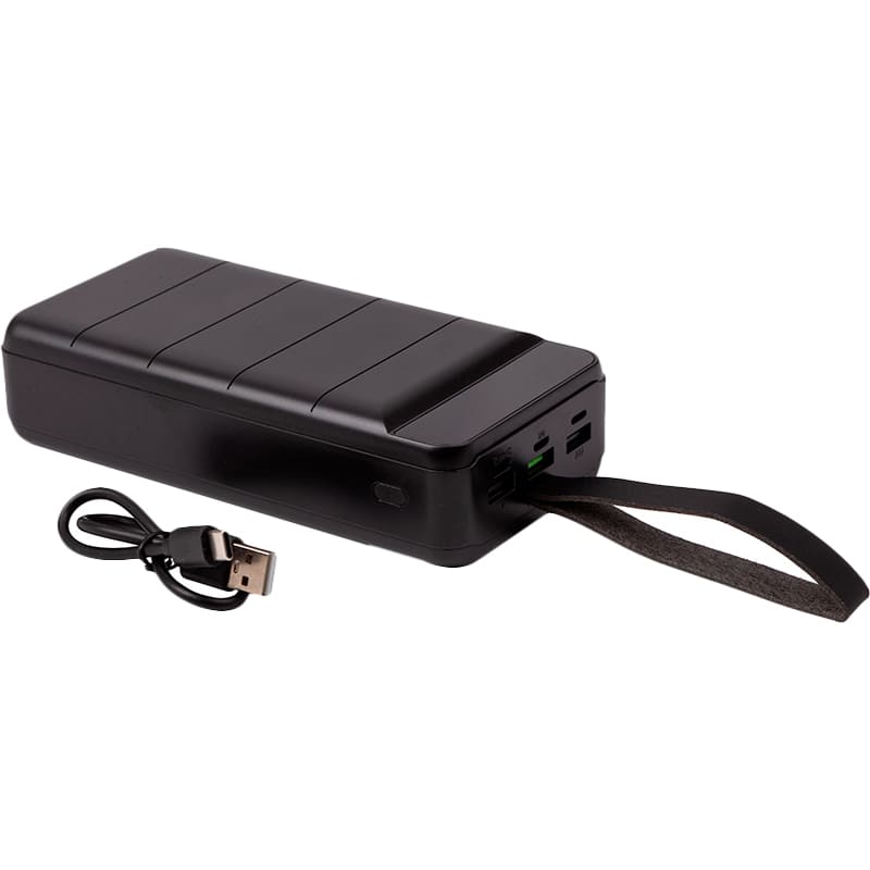 Замовити Powerbank POWERPLANT 36000 mAh 20W Black (PB931422)
