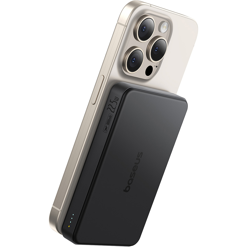 Фото Powerbank BASEUS Airpow 2 Qi2 Magnetic 10000mAh 22.5W QC3.0+PD3.0 (P10080000123-00)